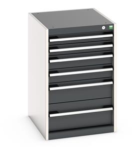 Bott Cubio drawer cabinet with overall dimensions of 525mm wide x 650mm deep x 800mm high... Bott Cubio Drawer Cabinets 525 x 650 Engineering tool storage cabinets